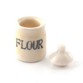 Glazed Flour Crock (10 x 10 x 10mm)