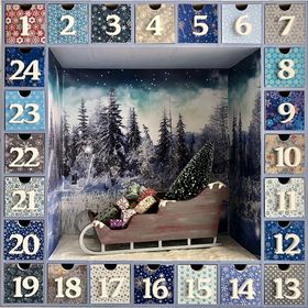 24 Drawer Room Box Kit (283 x 283mm) Supplied Raw