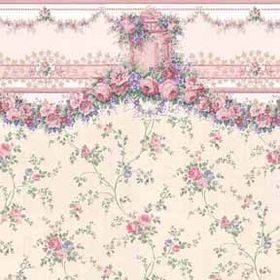 Carmen - Pink - Floral Wallpaper (267 X 413mm)