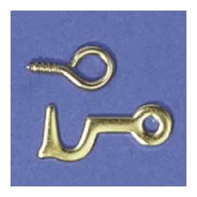Hook and Eye 2 Pieces  (5mmW 20mmH)