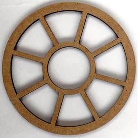 Round Window 60mm Laser Cut