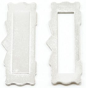 Mail Slot, 1/Pk, Satin Nickel (1" x 3/8")