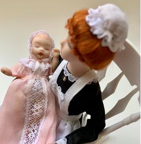 Mother with Baby in Rocking Chair (60W x 110D x 105Hmm) by Debra Hammond