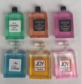 Perfume Bottles Set of 6