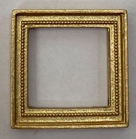 Resin Frame Gold (18 x 18mm)