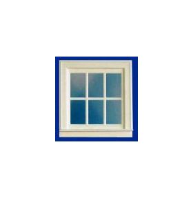 Attic Window with Sill and Perspex (Plastic) (Aperture: 80mm x 80mm)