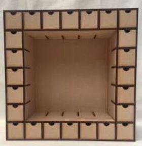 24 Drawer Room Box Kit (283 x 283mm)