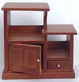 Step Shelf Unit Brown (80W x 40D x 80Hmm, low shelf 53H)