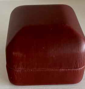 Boxed Wedding Bouquet by Kathy Brindle (55 x 50 x 35Hmm)