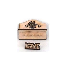Rose Shelf with Love Sign Kit Laser Cut (40mmW)