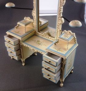 Dressing Table Drawers Open