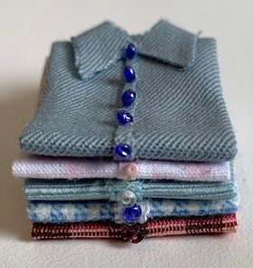 Stack of Shirts by Brook Tucker Originals (25W x 40Lmm)