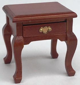 Side Table with Drawer Brown (58W x 43D x 52Hmm)