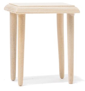 End Table Unfinished (2"H X 1-5/8"W X 1-1/8" D)