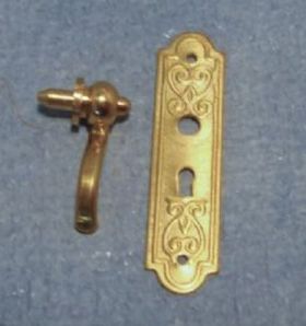 Door Handle and Plate Set (25 x 5mm)