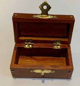 Wooden Treasure Chest / Storage Box (60W x 30D x 30Hmm)