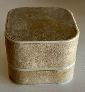 Boxed Wedding Bouquet by Kathy Brindle (50 x 50 x 38Hmm)