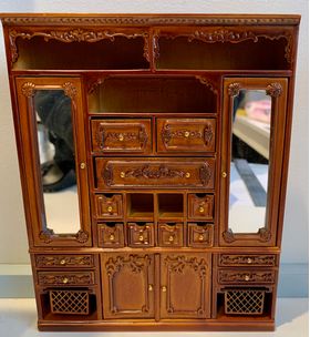 Fancy Cabinet Walnut (145 x 38 x 174Hmm)