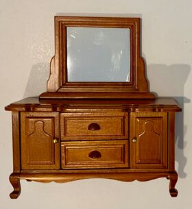 Cabinet with Mirror Oak (120 x 40 x 172Hmm) - Stock Clearance