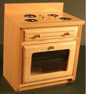 Kitchen Unit Stove Oak (76W x 51D x 89Hmm)