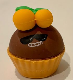 1:6 Cake / Eraser Chocolate (30mm Diameter) (Rubber)