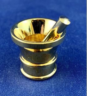 Mortar and Pestle Brass (22mm Diam)