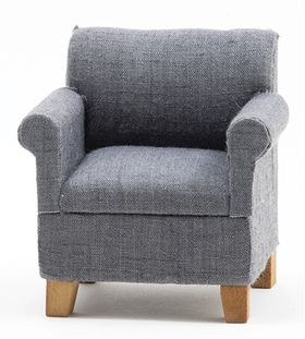 Armchair Dark Grey (2-3/4" W x 2-7/8" H x 2-1/4" D)
