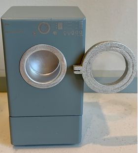 Modern Front Load, Dryer, Granite Grey (2" W x 3-3/4" H x 2" D)