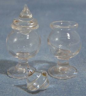 Glass Sweet Jar 2Pk (29 x 17mm)
