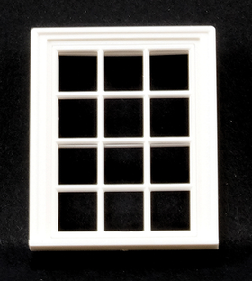 1:24 Victorian Window, 12 Pane (1-11/16" x 5/16" x 2")