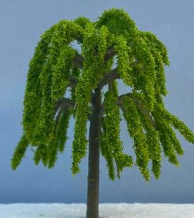 6cm Hanging Light Green Tree