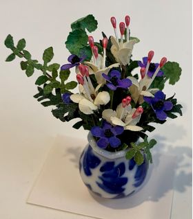 Vase of Flowers by Kathy Brindle (22Diam x 50Hmm)