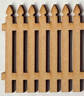 Picket Fence Laser Cut (297 x 70mm)