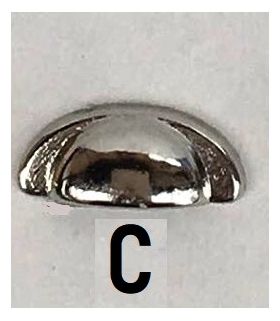 Draw Handle Smooth Silver