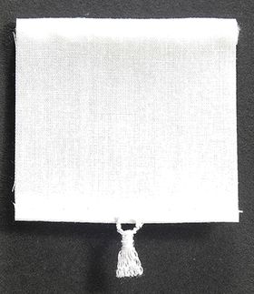 Shade: Standard Window, White Cotton (50 x 50mm)