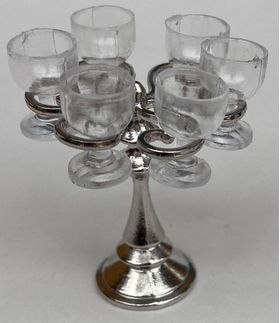 Glass Stand Silver Includes 6 Glasses (34H x 32Wmm)