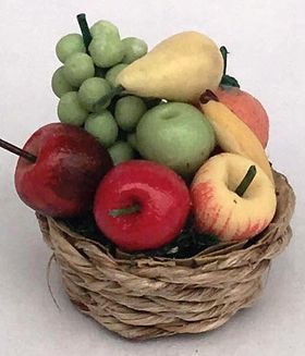 Fruit in Basket (25Diam x 25Hmm) v
