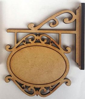 Wall Sign Kit Laser Cut (Sticks out 165mm)