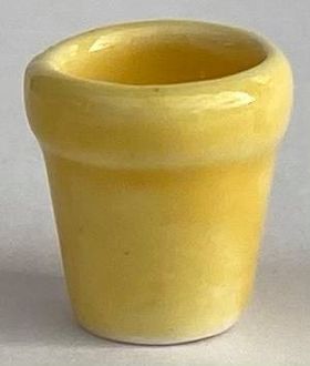 Yellow Plant Pot (15 x 15mm)