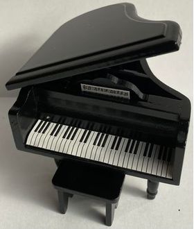 SMALL Baby Grand Piano Black (85 x 80 x 60Hmm)