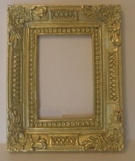 Resin Frame Gold (63 x 50 x 6mm)