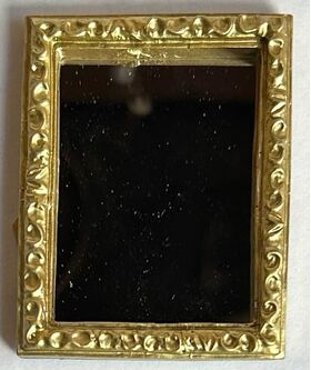 Mirror Rectangle Gold (55 x 45mm)