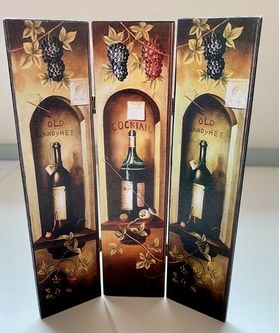 3 Panel Privacy Screen by Taylor Jade Miniatures (153H x 117W x 3mmD)