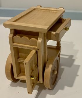 Teacart Oak (75 x 50 x 68Hmm)