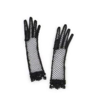 Lady's Gloves Black Net (1.5"H x 0.375"W x 0.125"D)