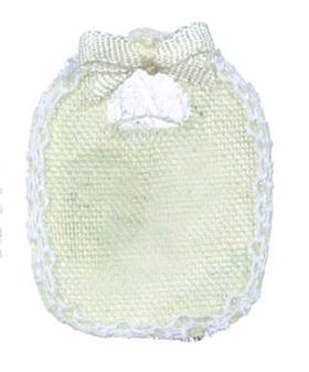 Yellow Bib (1.75"H x 1.75"W x 0.125"D )