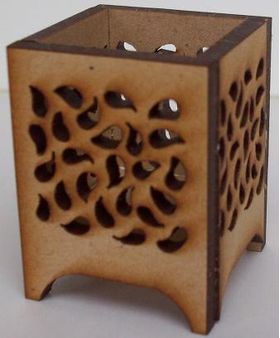 Laser Cut Planter Box Leaves Kit (30 x 30 x 40mm)