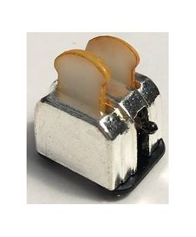 Toaster and Toast (22mmWx17mmDx15mmH)
