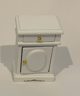 Bedside Table White (43 x 33 x 62Hmm)