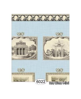 Print Room Blue Baby Wallpaper (267 X 413mm)
